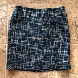 NWOT The Limited Tweed Pencil Lined Mini Skirt